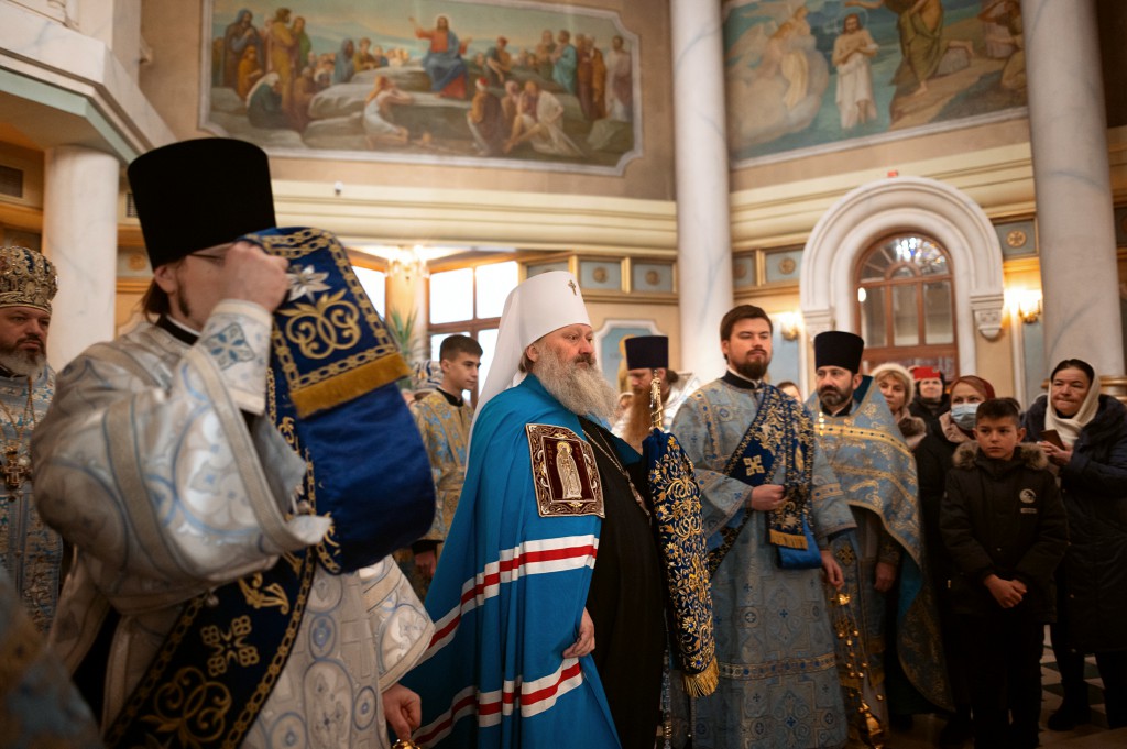 Служба с Митрополитом Павлом. 8.01.2022г.