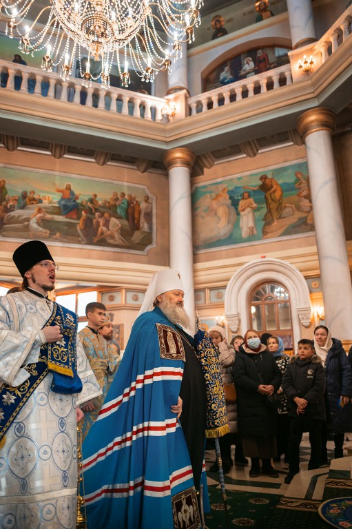 Служба с Митрополитом Павлом. 8.01.2022г.