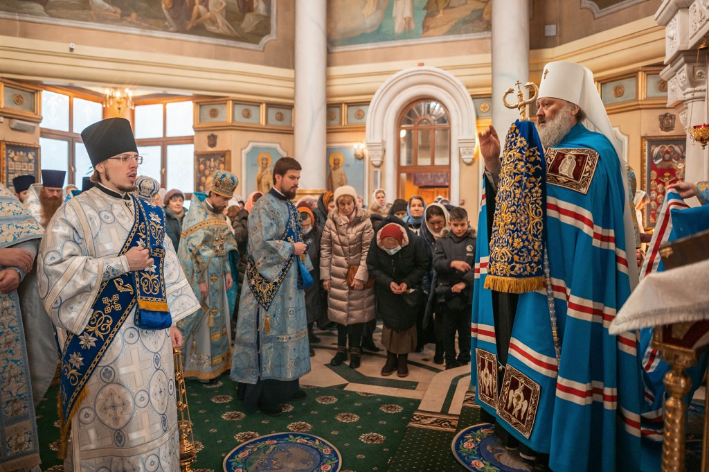 Служба с Митрополитом Павлом. 8.01.2022г.
