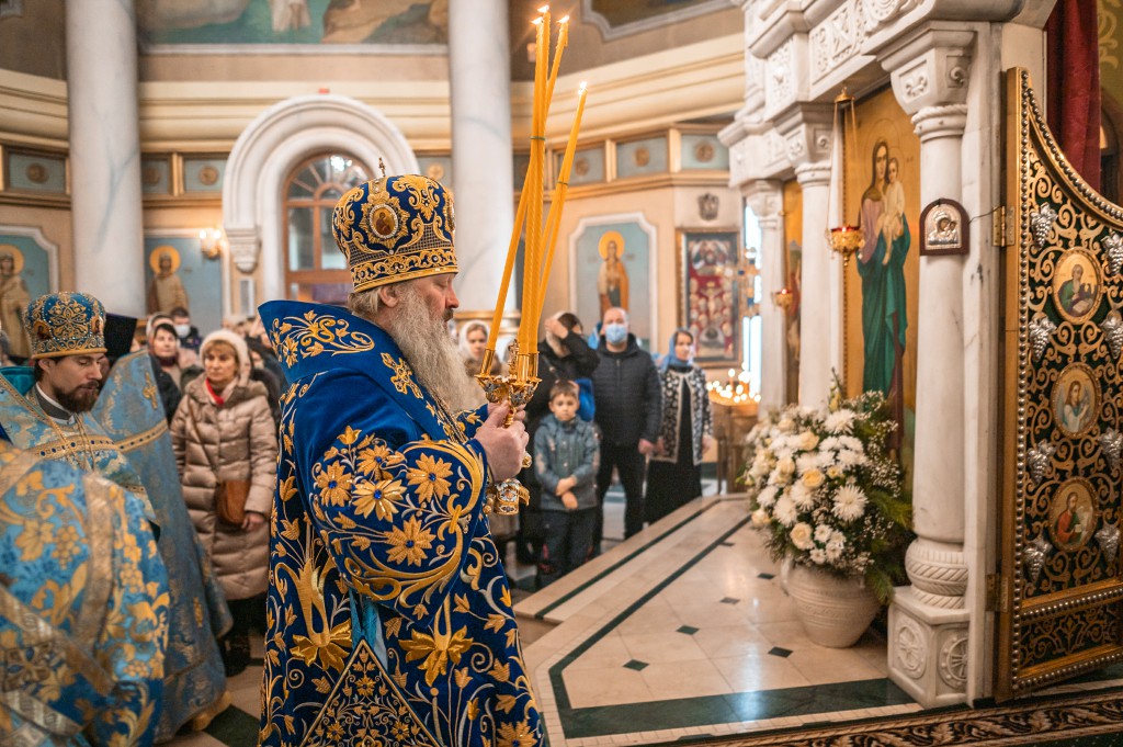 Служба с Митрополитом Павлом. 8.01.2022г.
