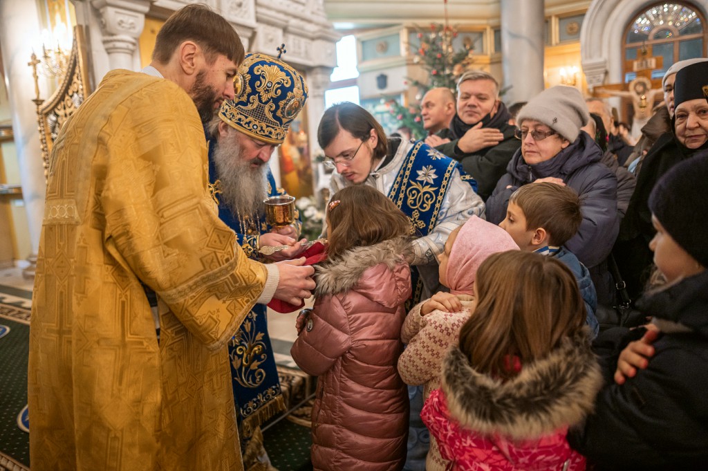 Служба с Митрополитом Павлом. 8.01.2022г.