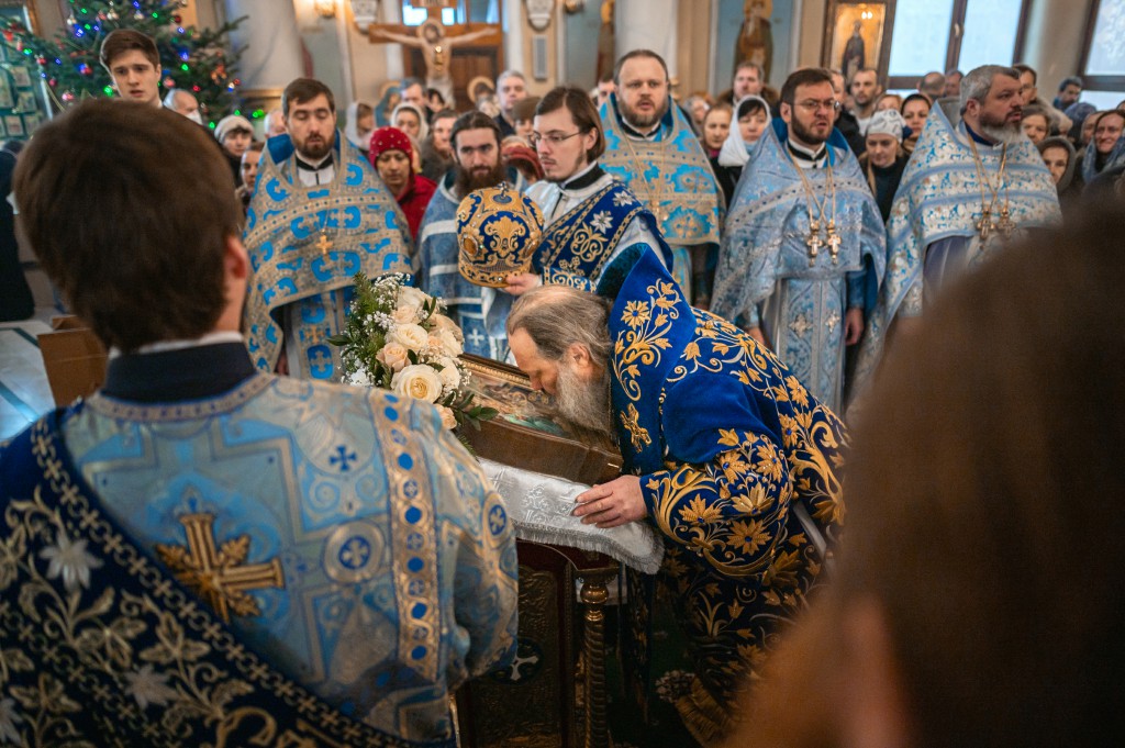 Служба с Митрополитом Павлом. 8.01.2022г.
