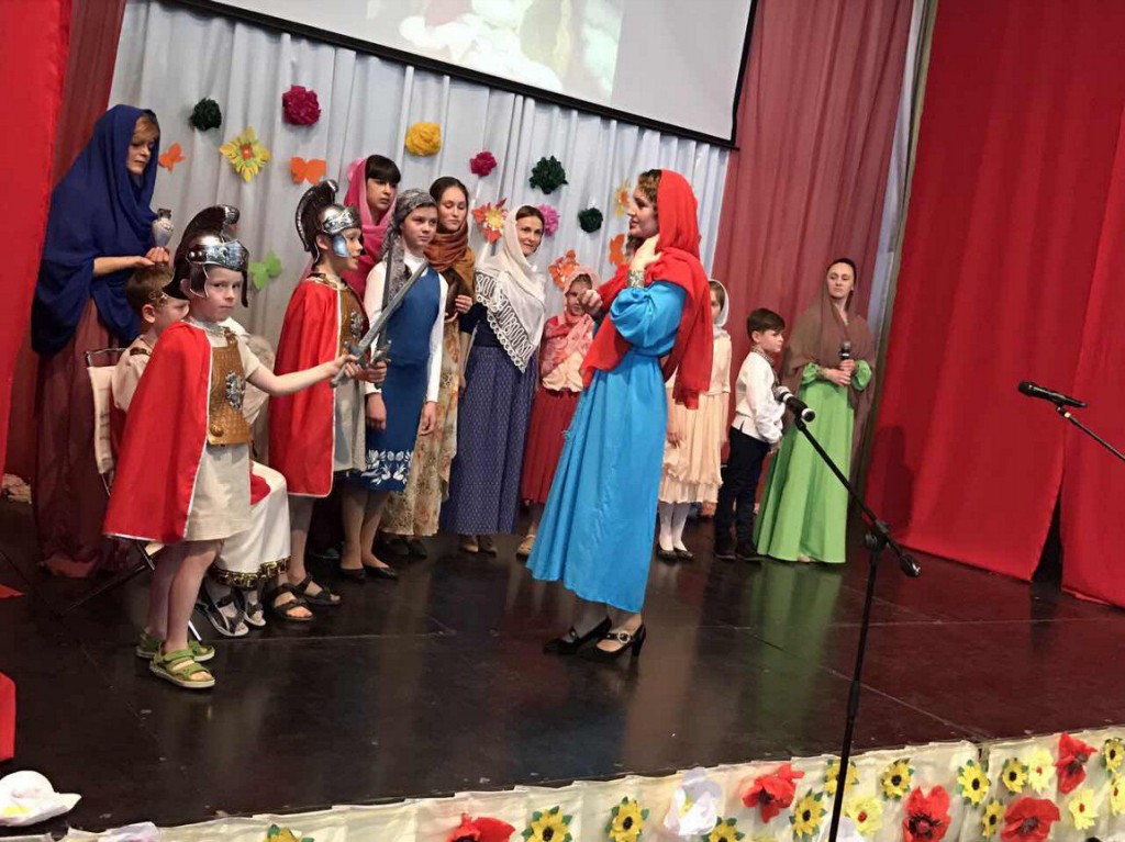Воскресная школа на Пасхальном фестивале, 2017