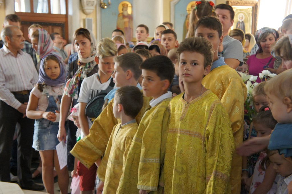 Молебен перед учением, 2019г.