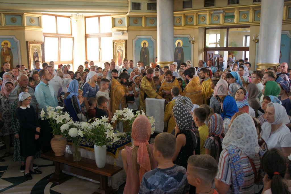 Молебен перед учением, 2019г.