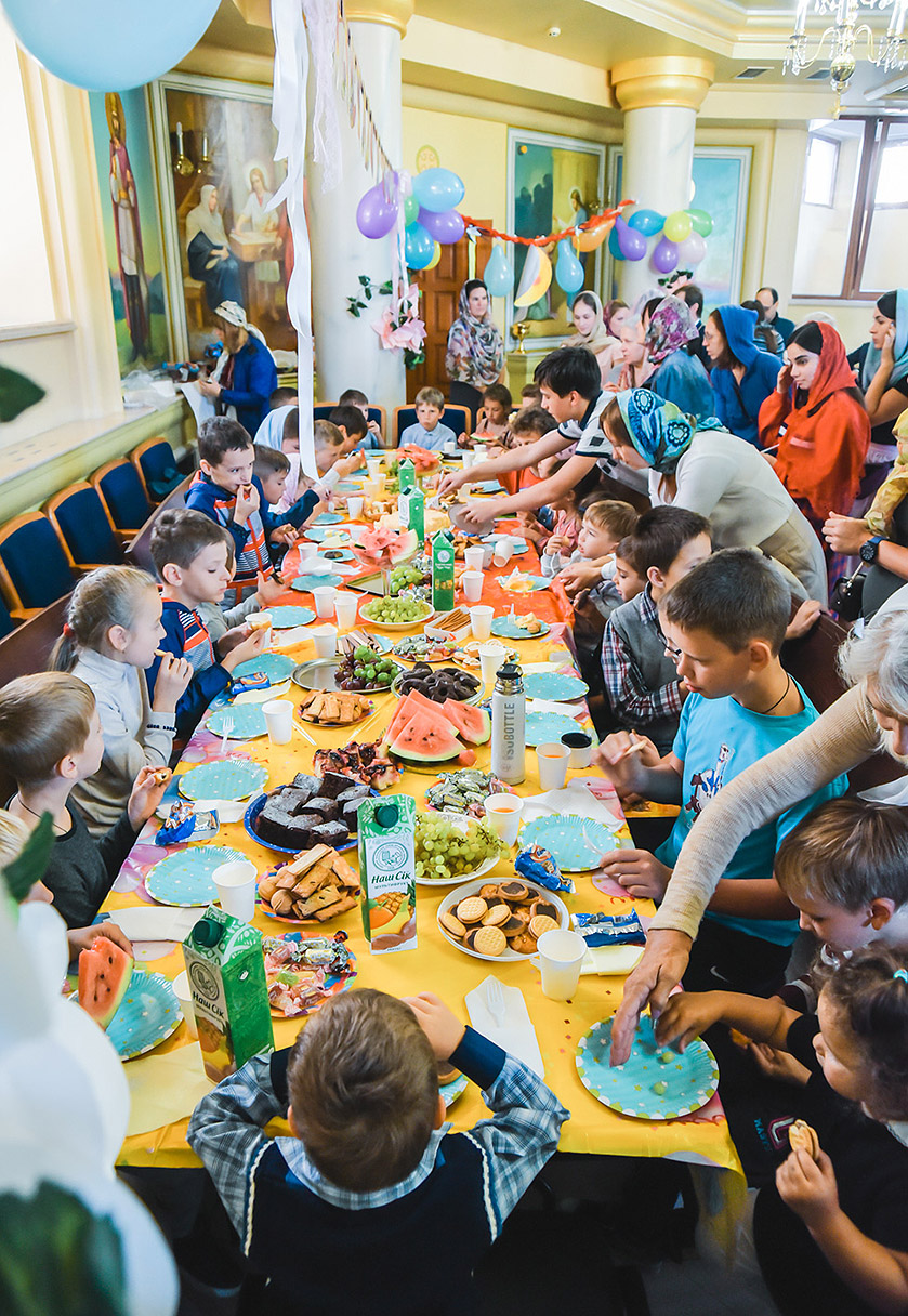 Начало занятий в воскресной школе, 2018
