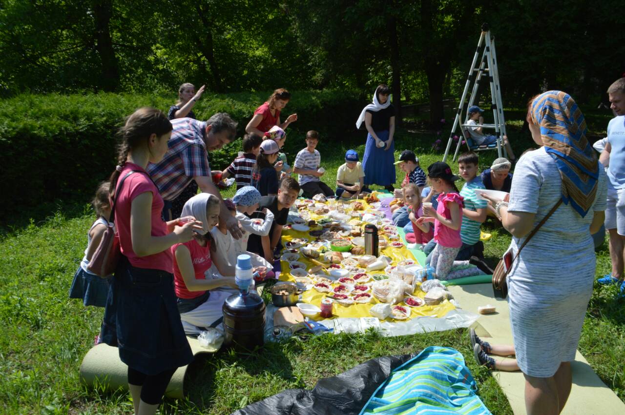 Начало каникул в воскесной школе, 2019г.