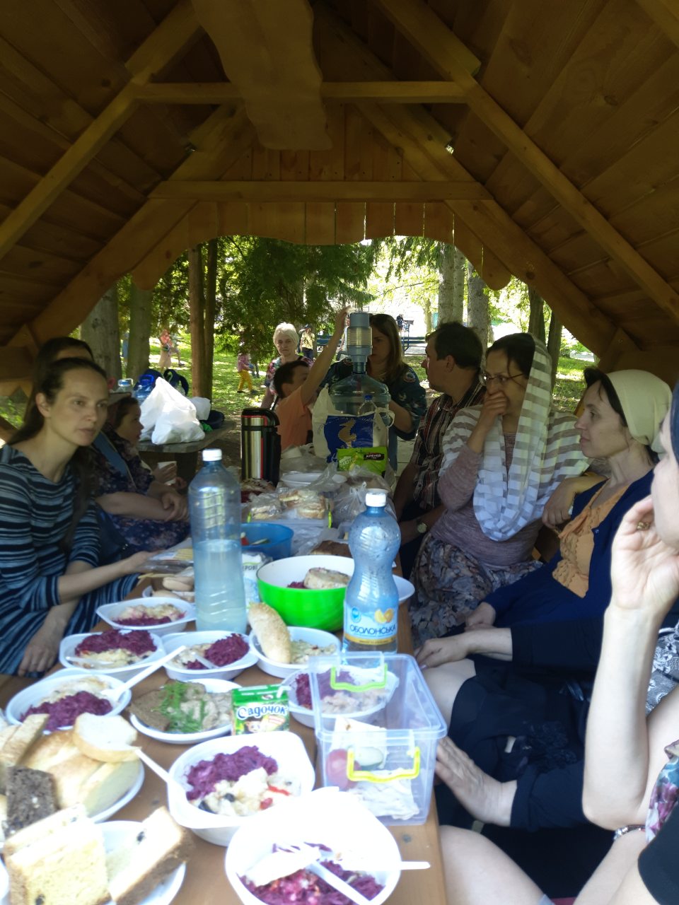 Начало каникул в воскесной школе, 2019г.