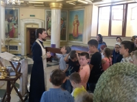 Начало каникул в воскесной школе, 2019г.