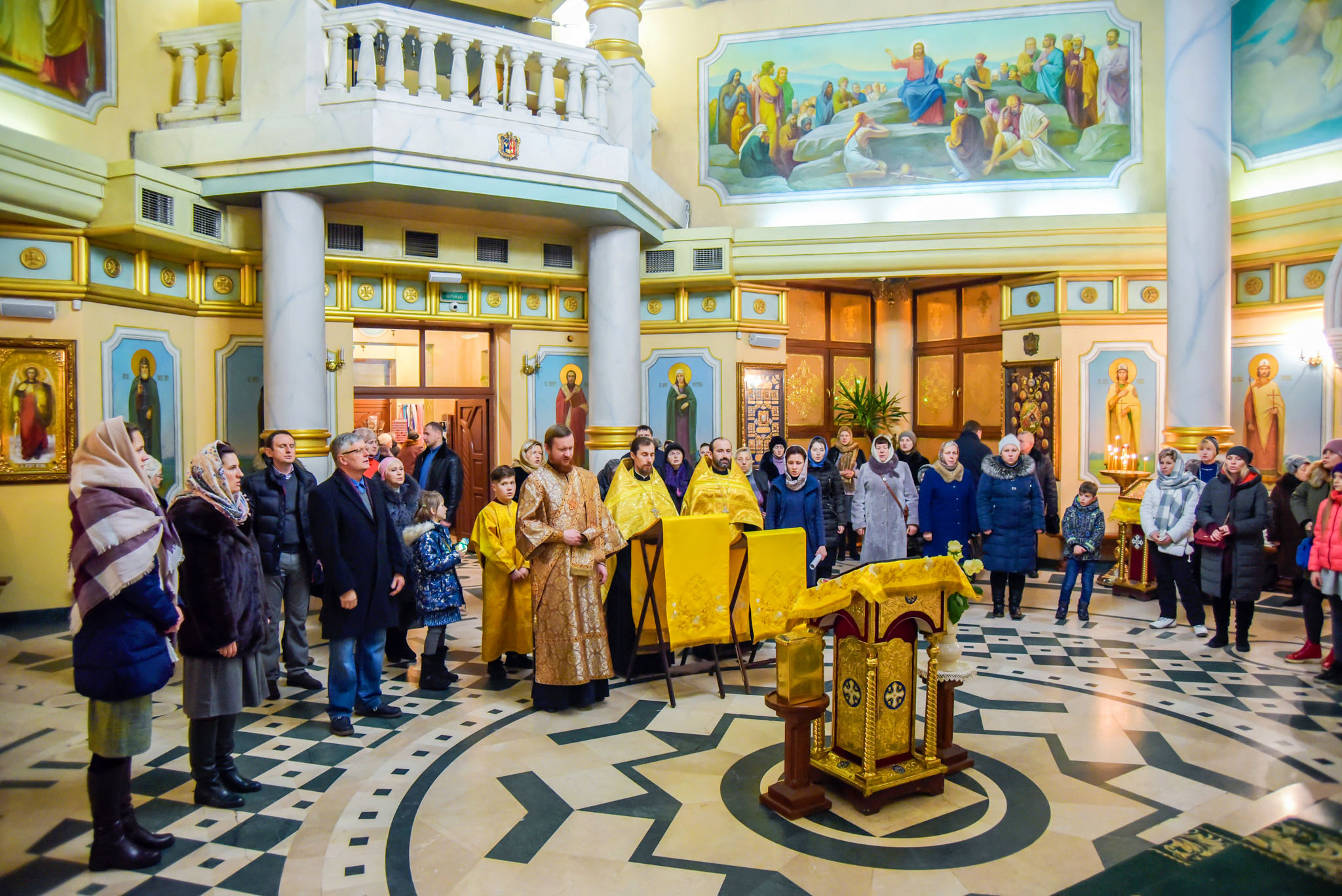 Новогодний молебен, 2019г.