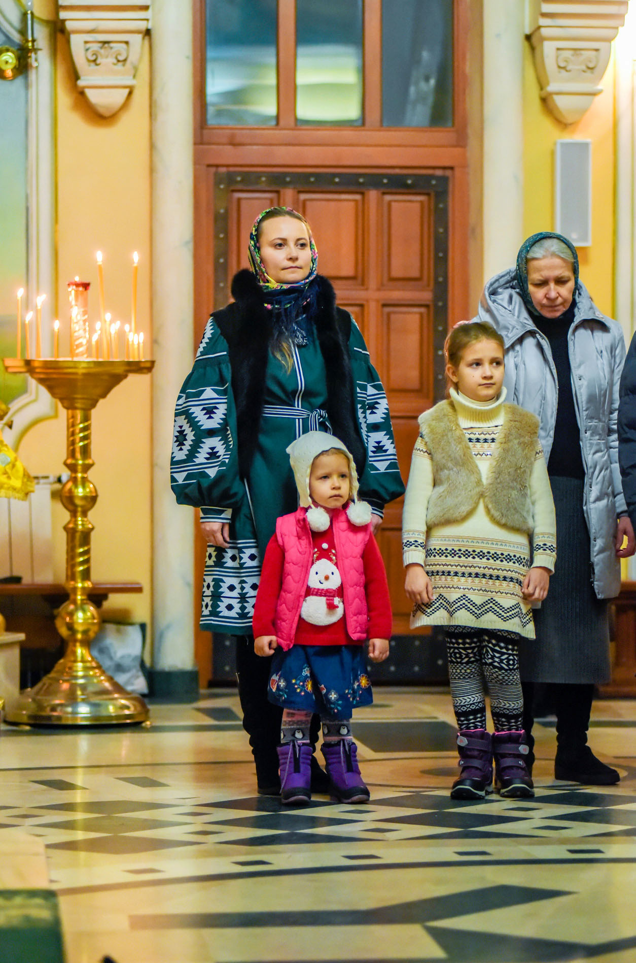 Новогодний молебен, 2019г.