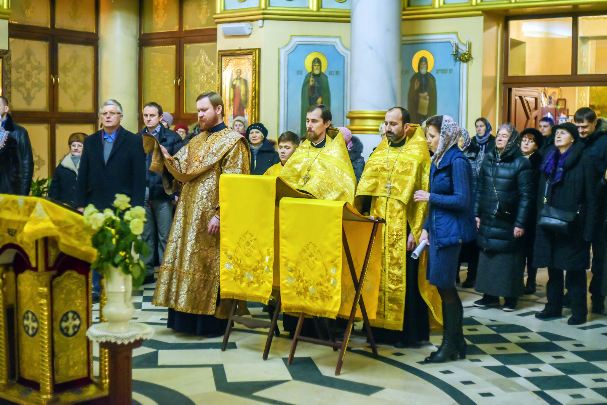 Новогодний молебен, 2019г.