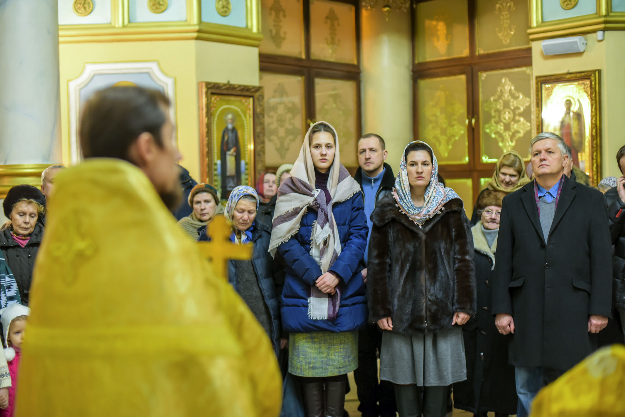 Новогодний молебен, 2019г.