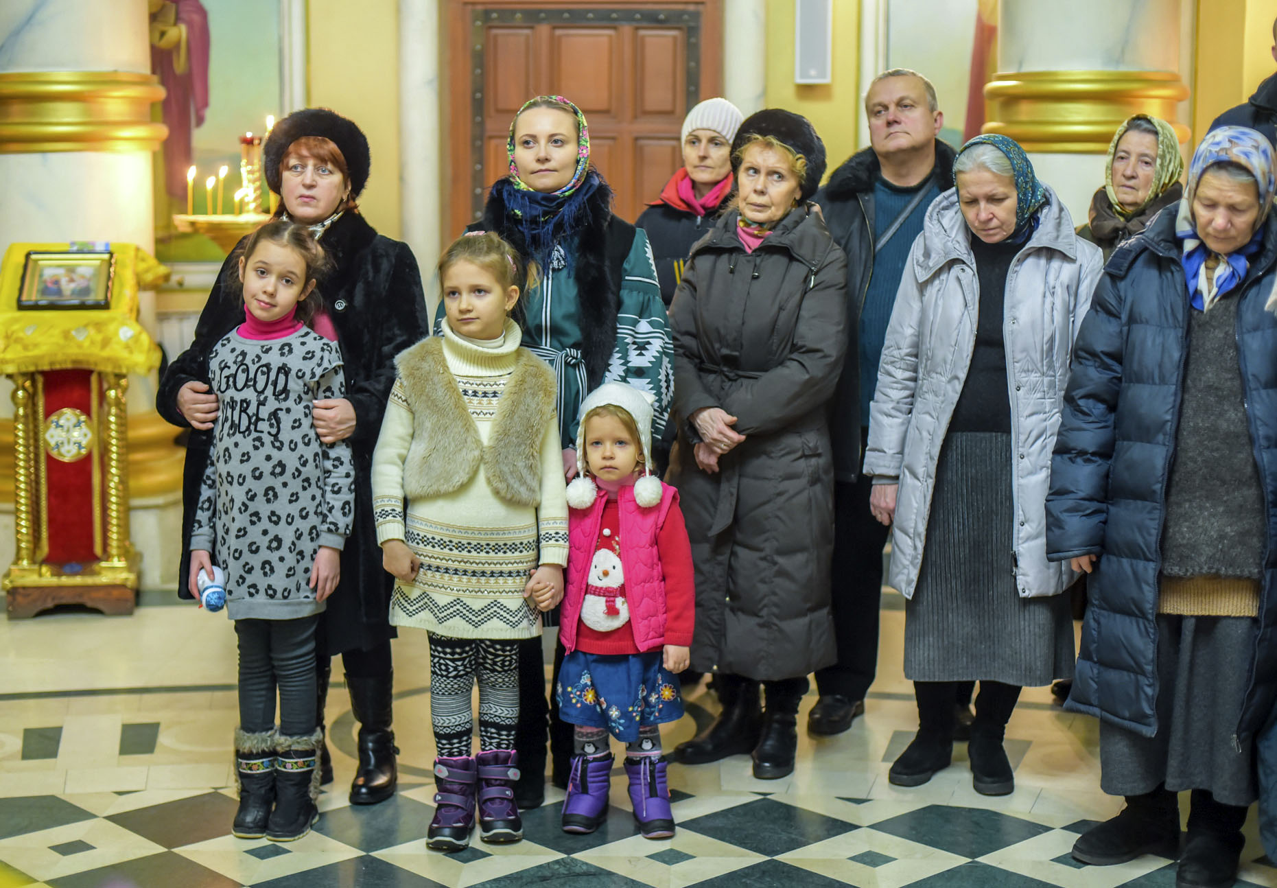 Новогодний молебен, 2019г.