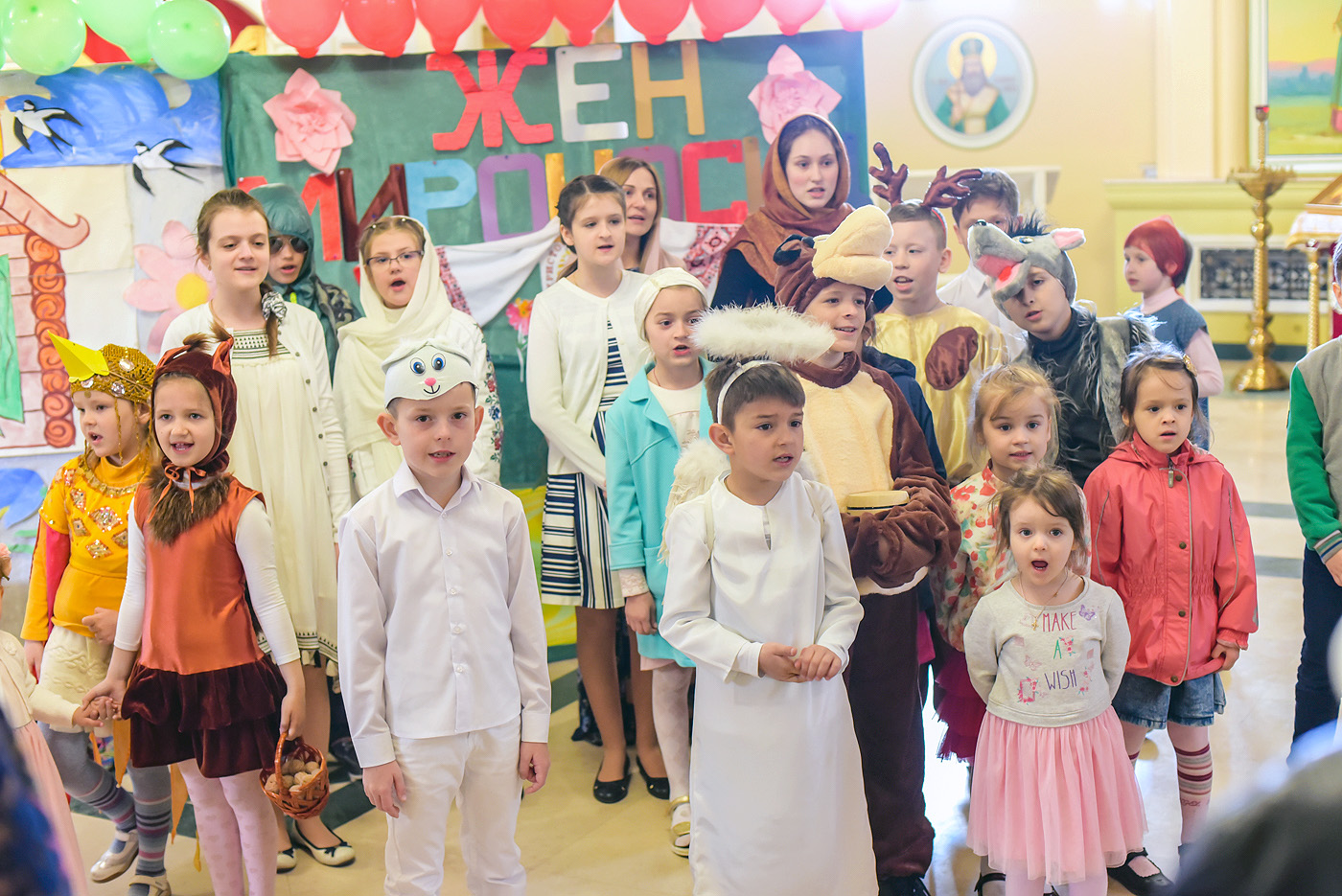 Утренник на Жен-мироносиц, 2018г.