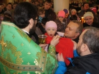 Молебен перед поездкой в Чернигов, 2013