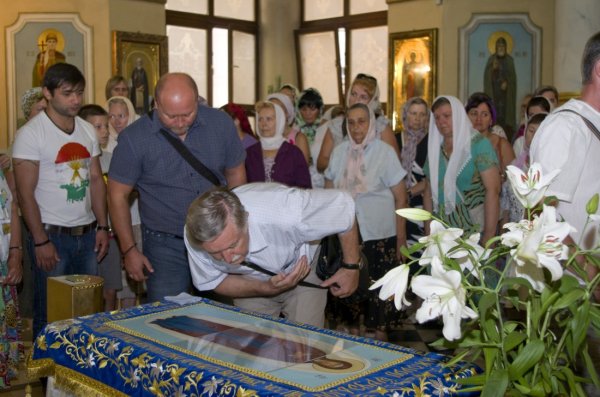 Погребение Плащаницы Божьей Матери, 2015